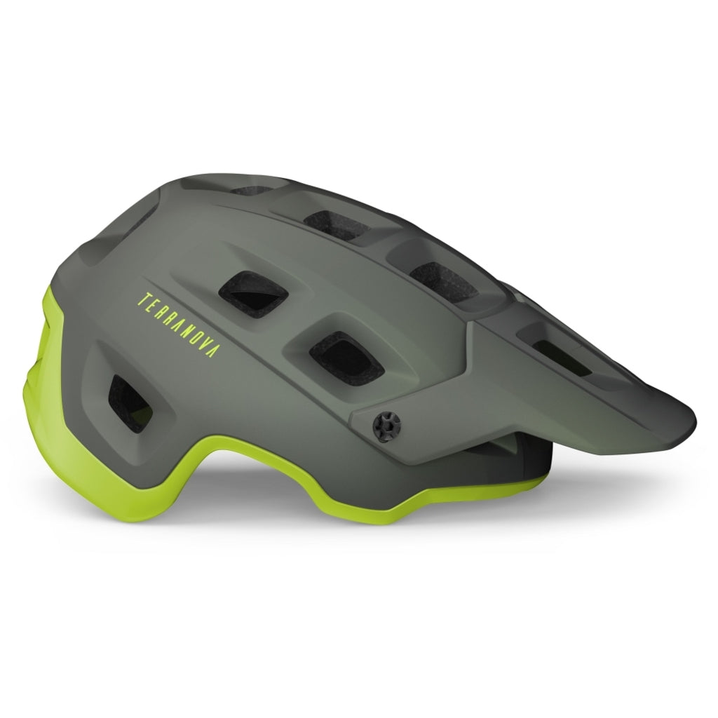 Fietshelm - MET - Terranova MIPS - Gray Lime Fietshelm - MET - Terranova MIPS - Gray Lime
